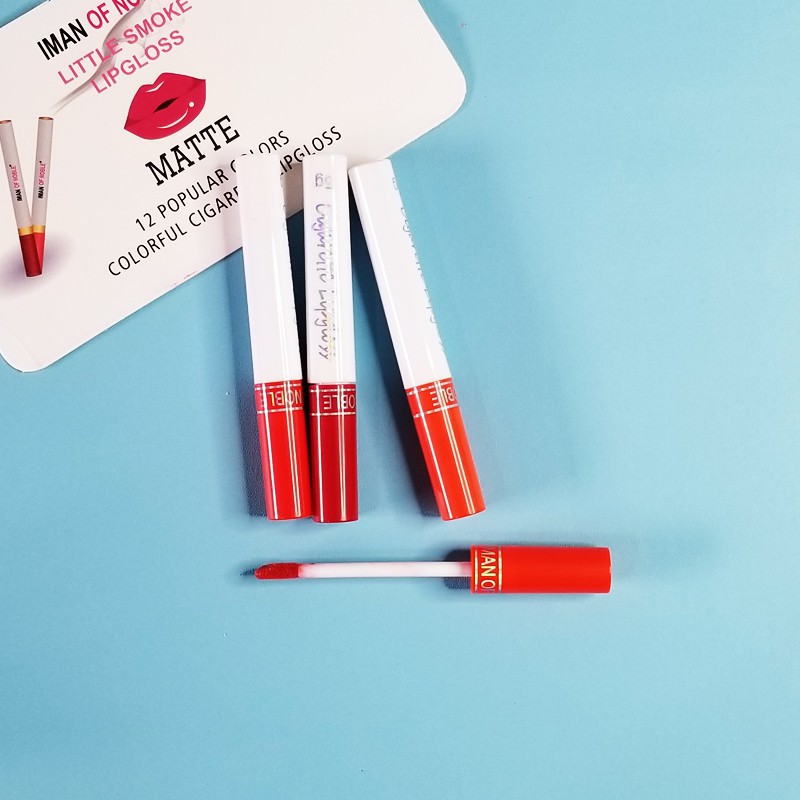 Lipstick Lipstik Beludru Matte Tahan Lama Cigarette Tahan Air Nude Bibir Merah Kosmetik Wanita