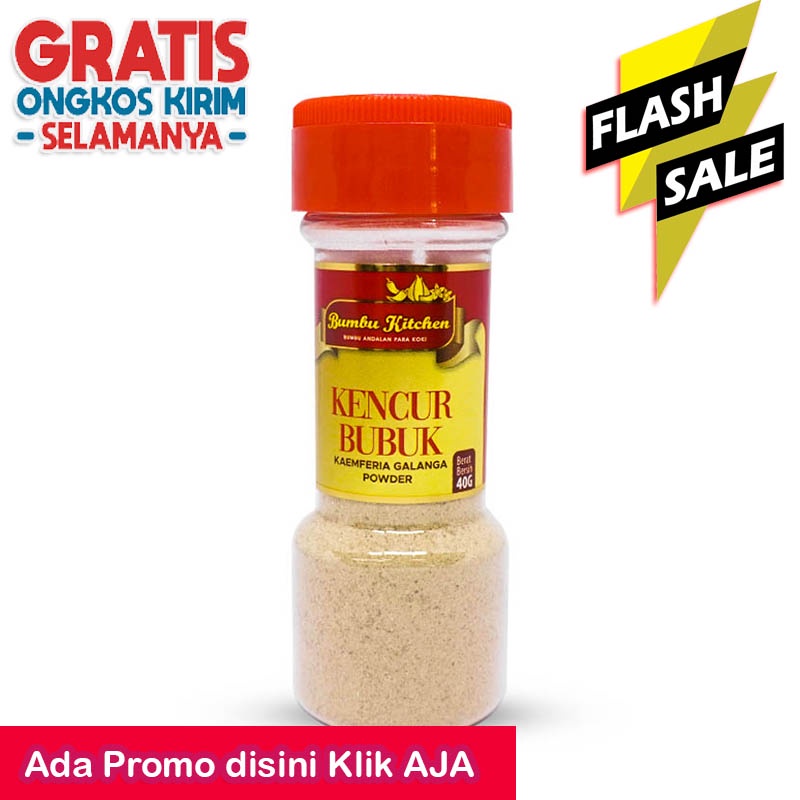 

BUMBU KITCHEN KENCUR BUBUK 40 GR KAEMFARIA GALANGA POWDER