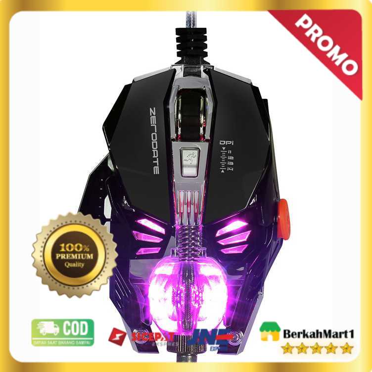 Wired Gaming Mouse Optical 2500 DPI