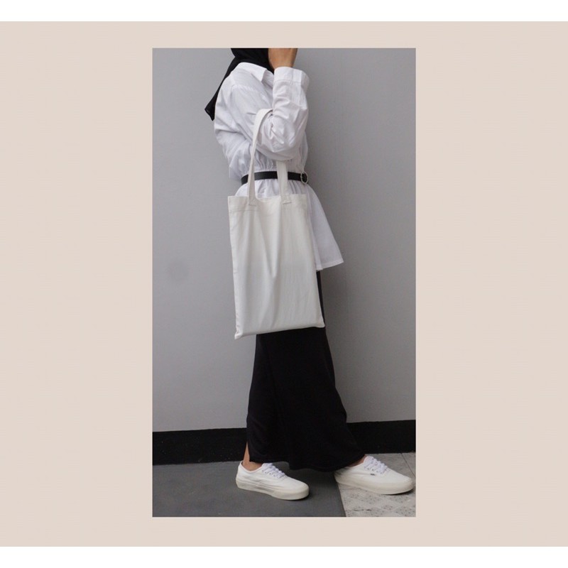 Totebag Canvas/ Totebag Belanja / Tas Belanja/ Totebag Polos / Totebag Zerowaste