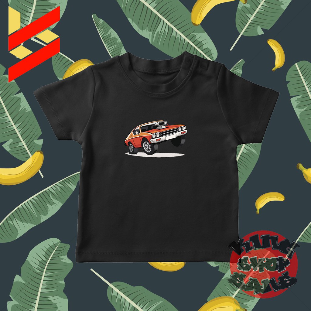 kaos anak baju anak mobil hot wheels keren, lucu, - kss