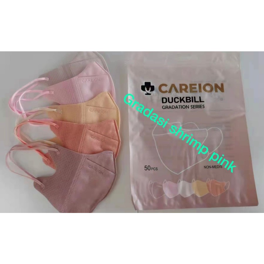 CAREION MASKER DUCKBILL GRADATION SERIES EMBOS 3PLY ISI 50 MIX 5 WARNA