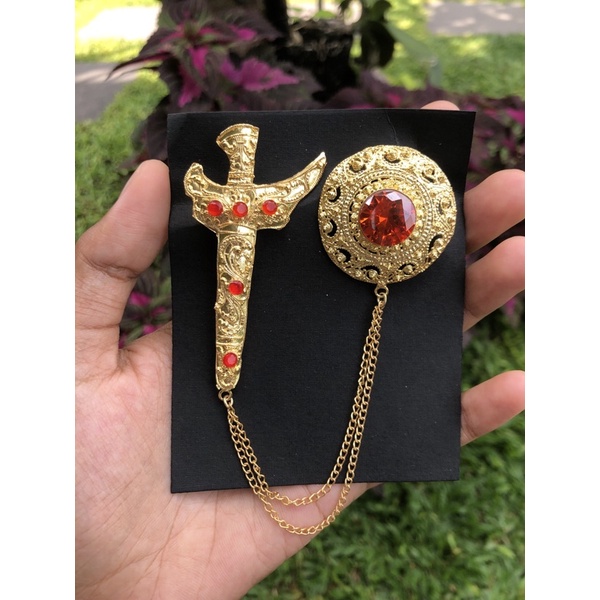 Bros Keris Safari Zircon Asli