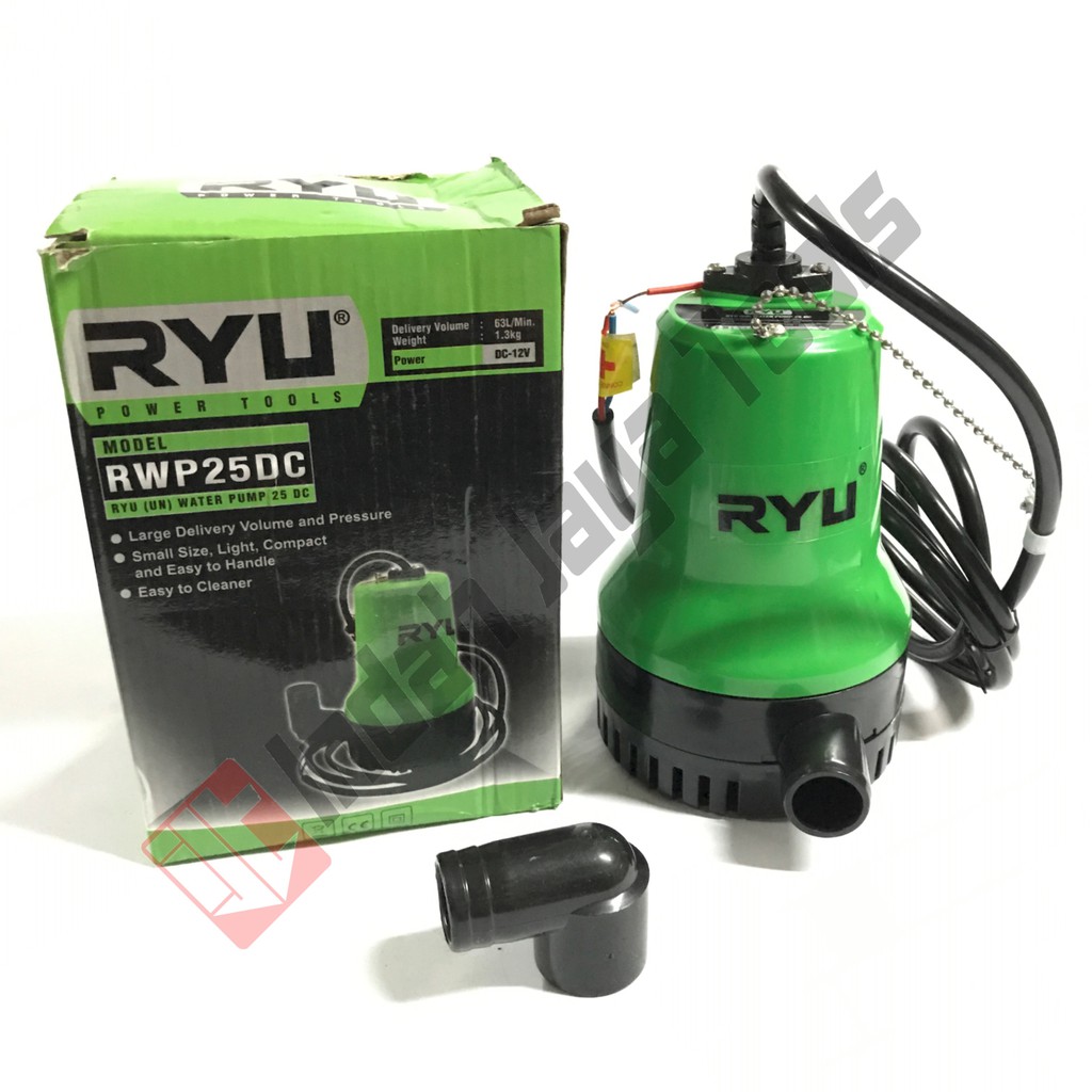 RYU Pompa Celup Air DC 12V - Kolam Submersible Pump