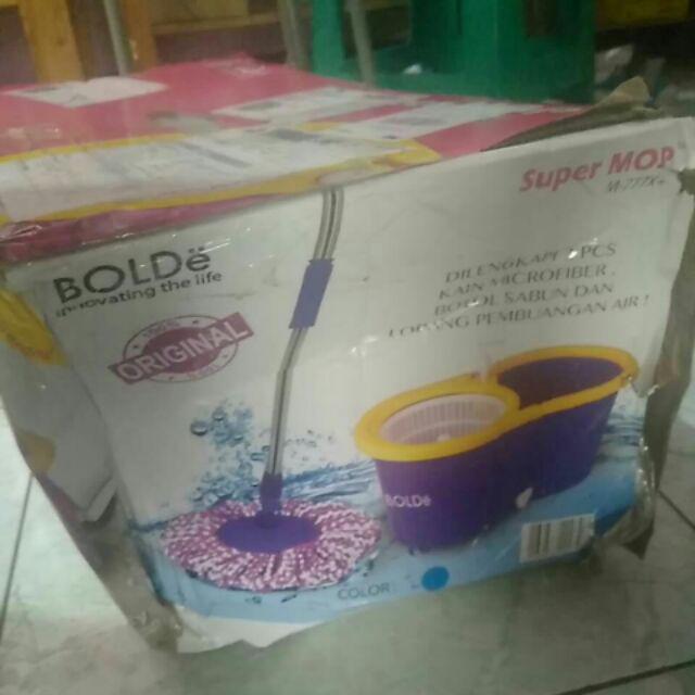 Alat Pel Otomatis Imh Ultra Mop Bolde Color + Botol Sabun + Drainase