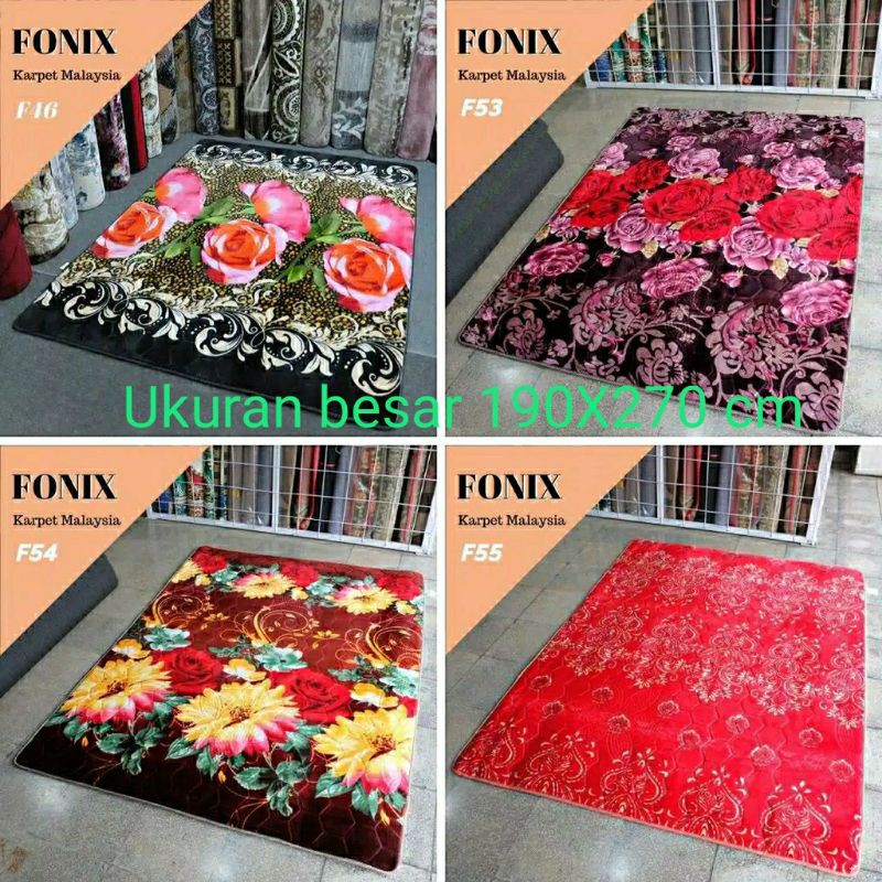 Karper bulu import AMBAL malaysia 190X270 cm