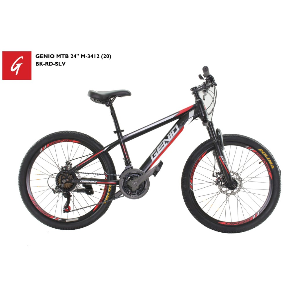 Sepeda MTB 24 Genio M 3412 Shopee Indonesia Sepeda MTB 24 Genio M 3412 Shopee Indonesia