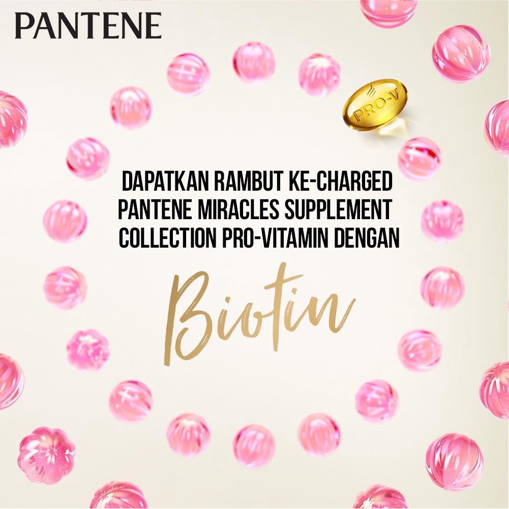 Pantene Conditioner Miracles Biotin Strength Daily Hair Supplement for Hairfall Control