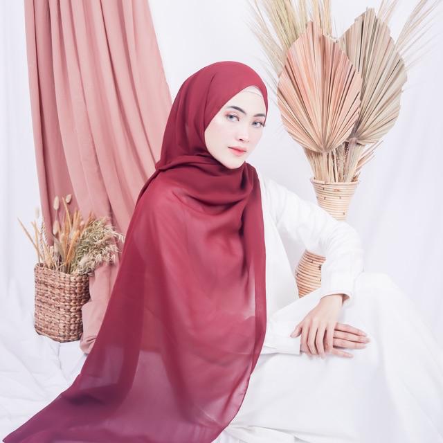 Bella Pashmina-Maroon