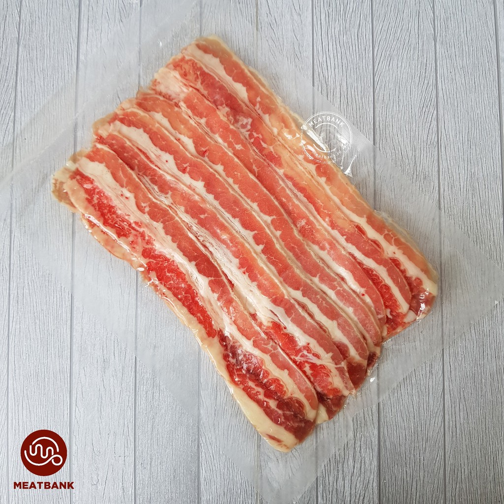 

MEATBANK US Shortplate Beef Slice - Daging Sapi Yoshinoya Angus Beef Shabu Grill Teppanyaki Hotpot | Daging sapi Beef Slice US Shortplate FRESH CUT | Daging Slice Premium