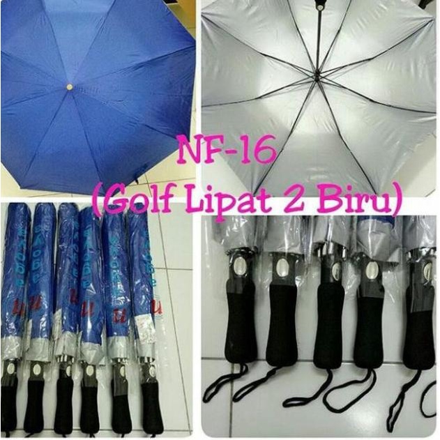 ✫ payung lipat otomatis / payung besar - Hitam ✼