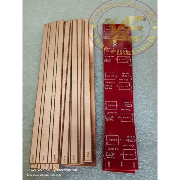 PCB Final TR thosiba/Sanken 20 Cm
