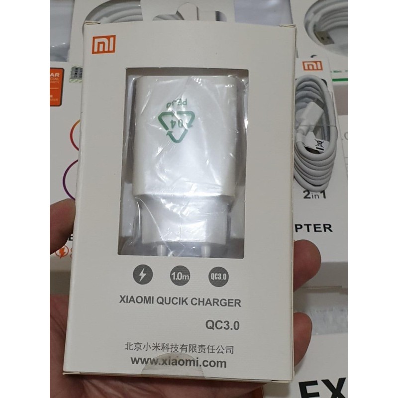 Charger Xiaomi Micro USB Fast Charging Original 100%