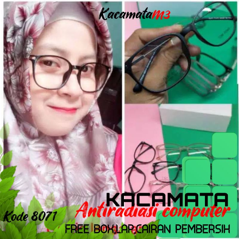 kacamata lensa antiradiasi computer tv hp laptop bisa normal minus plus cilinder tergantung permintaan sampai minus 5 cyl 2 harga masih sama tulis saja pesanan kaka di catatan saat order free box lap cairan pembersih kode 8071 size50-18-140