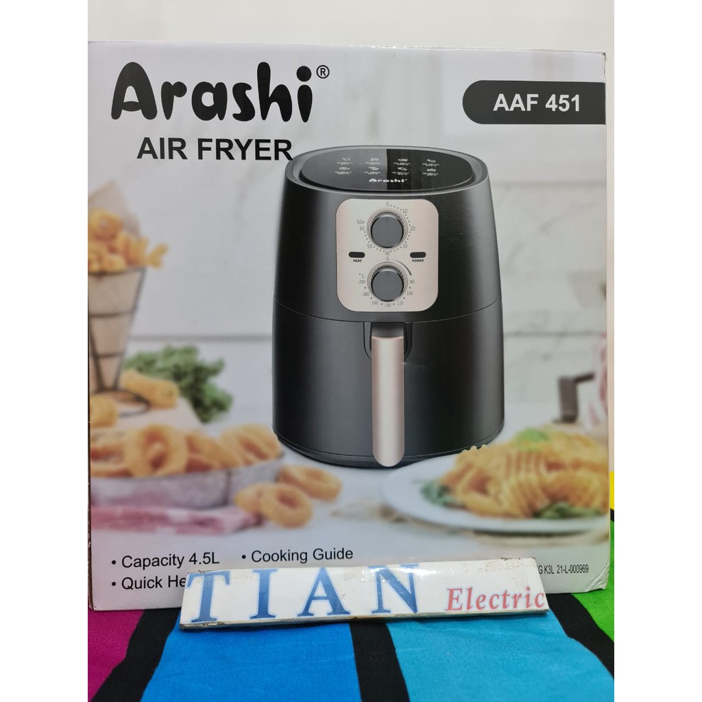 ARASHI AAF-451 Air Fryer 4.5 Liter