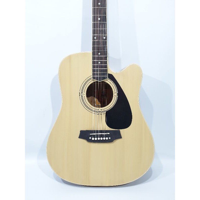 Gitar Akustik Merk Cole Clark Warna Natural Jumbo Spruce Trusrod Senar String Jakarta Murah