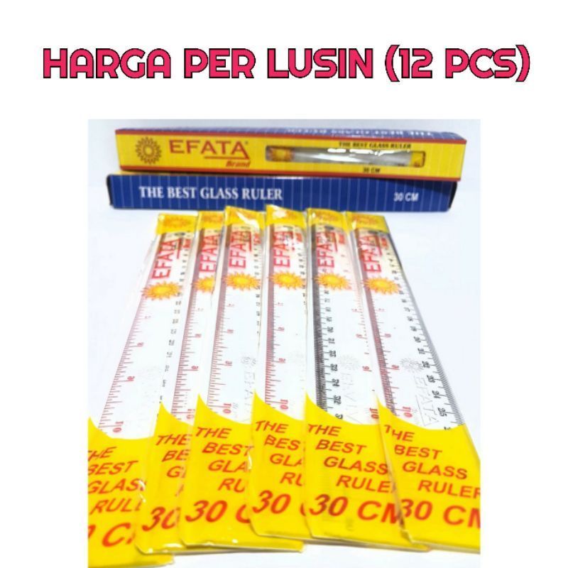 

Penggaris Plastik Murah 30Cm Isi 12 Pcs