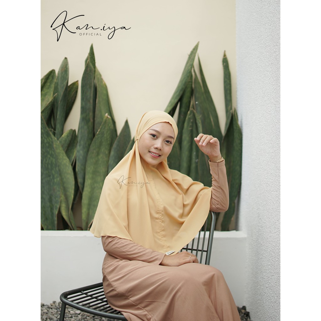 Hijab Bergo Maryam Tali Diamond Premium | Size M By Kaniya