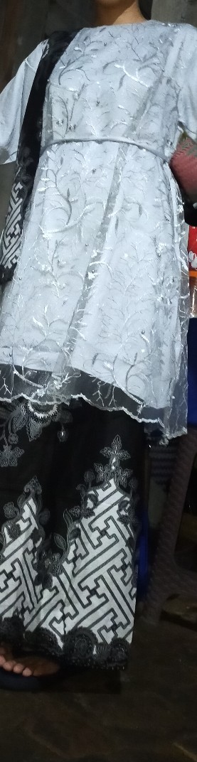 Maura Couple - Sania Ruffle Batik Couple Ori Ndoro Jowi Dnt Garansi Termurah Shopee- Selendang Pagar