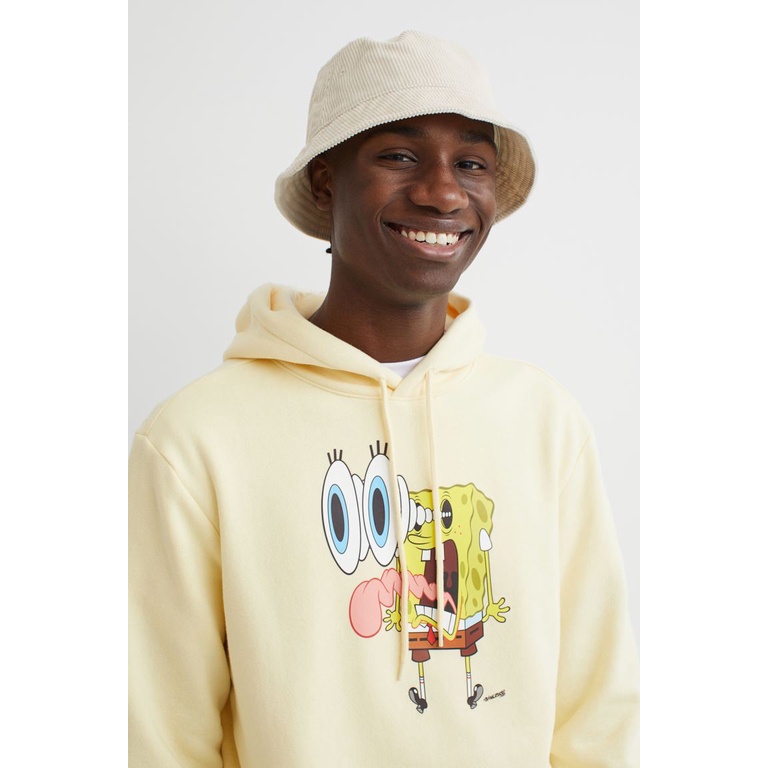 Hoodie H&amp;M Spongebob soft yellow Sweater Spongebob