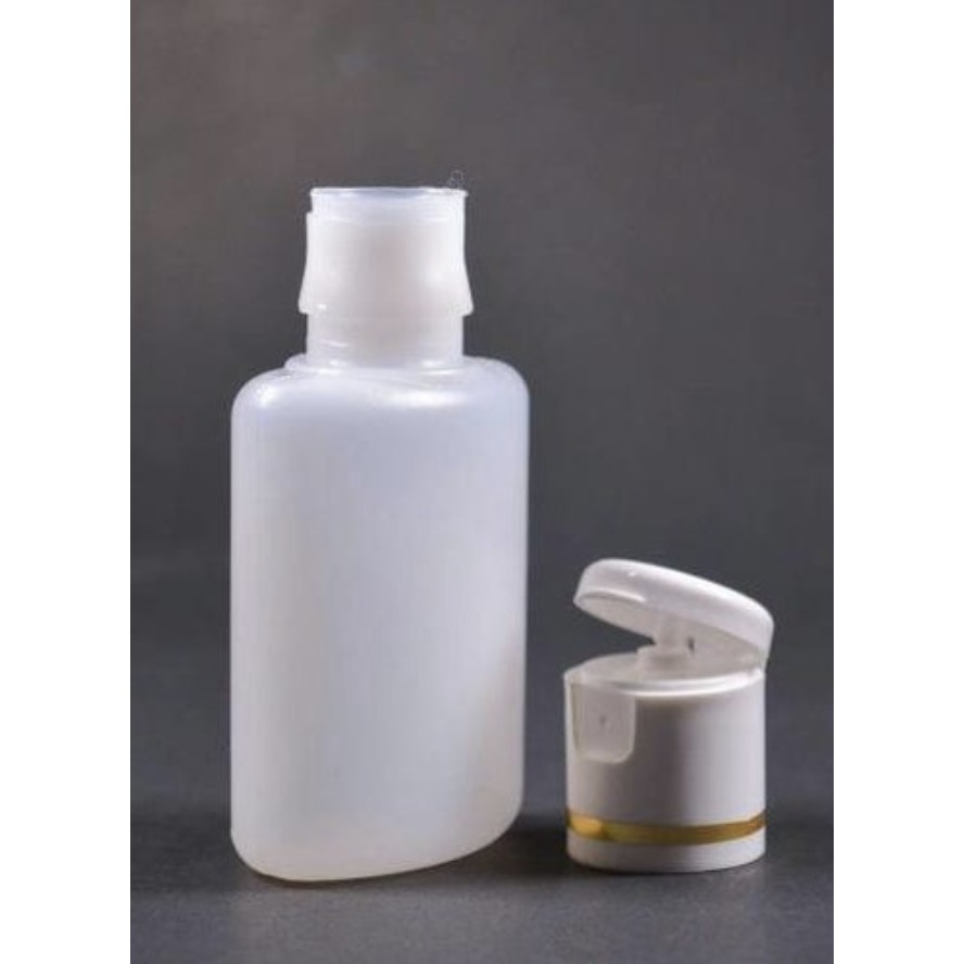 Botol DKS 30ml Natural / DKS 30 ml / Botol Plastik Tutup Fliptop 30ml / Botol Sampo 30 ml