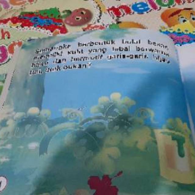 Buku Cerita Mengenal Manfaat Buah dan Sayur Bilingual Full Collor