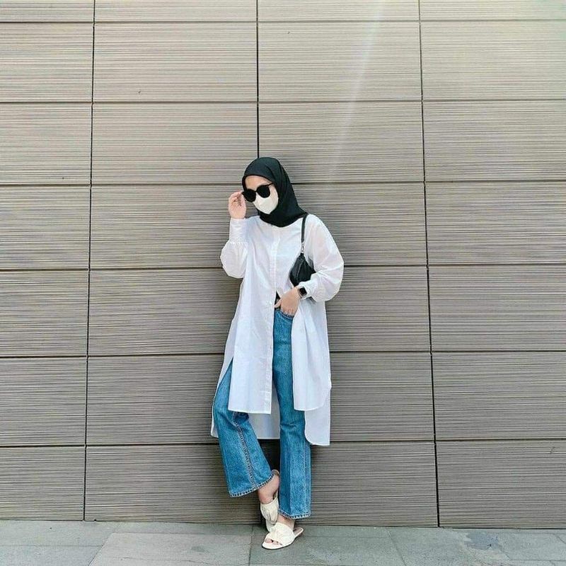 Atasan baju wanita / Long Tunik oversize