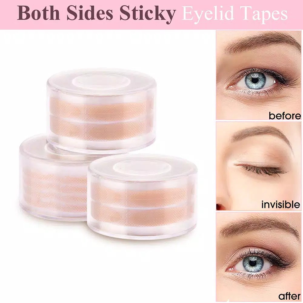 600Pcs Stiker Tape Lipatan Mata Ganda Natural Skot Eyelid Tape