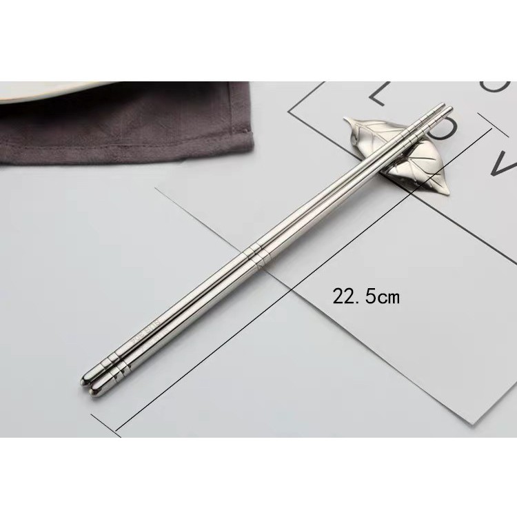 CHOPSTICK/SUMPIT KOREA - STAINLESS STEEL SUS 304 HIGH QUALITY (1 PASANG)