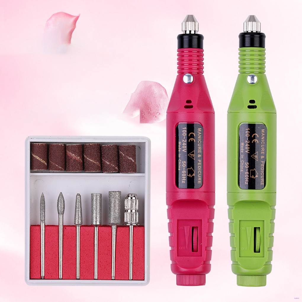 Professional Electric Manicure Machine Nail Drill Bits Kit Nail File Art Tool Pedicure Gel Polish Remover