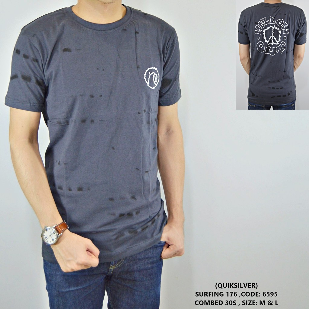 BAJU POLOS SURFING DISTRO QUIKSILVER 156 COWOK PRIA