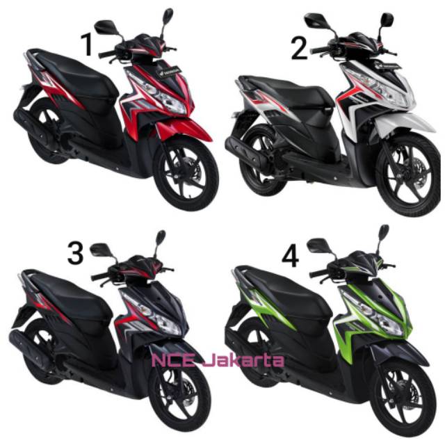 STIKER STRIPING VARIO TECHNO CARBU 2011
