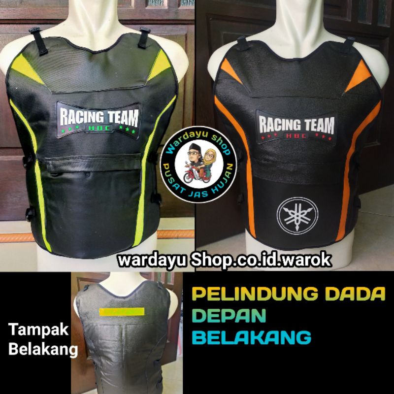 Pelindung Dada Rompi Jaket Anti Angin body Protector Pengendara Motor Tebal / Top gear