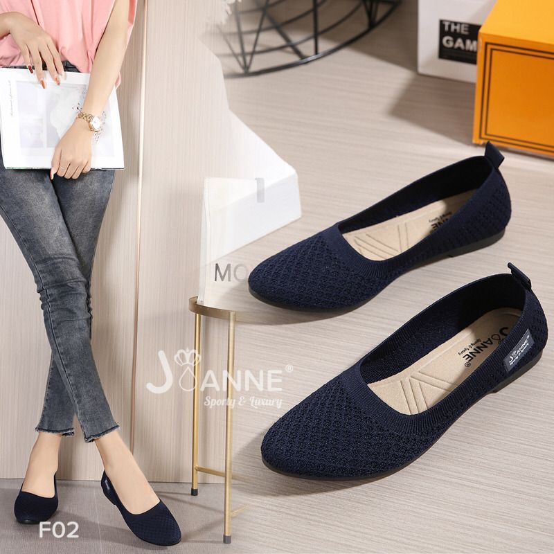 JOANNE Flyknit Flat Shoes F02 [ORIGINAL BRAND]