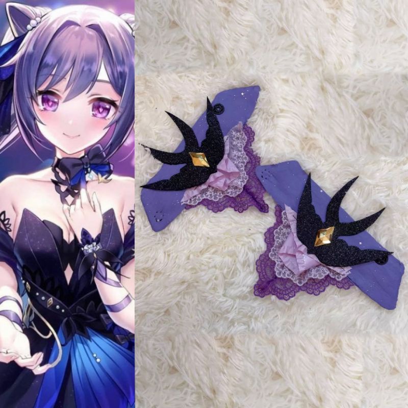 Aksesoris Tangan Keqing New Lantern Rite Genshin Impact Cosplay