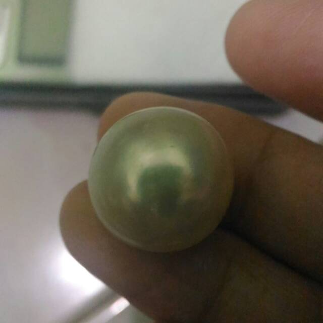 Butiran mutiara laut mutiara asli warna putih