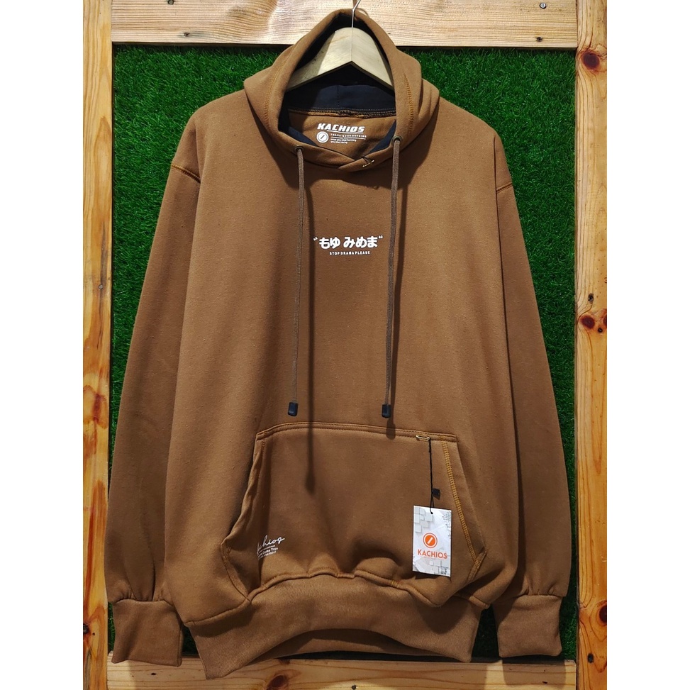 hoodie distro pria original bahan flece sweater oversize pria xxl ziper hoodie hijau botol SLSL.STORE