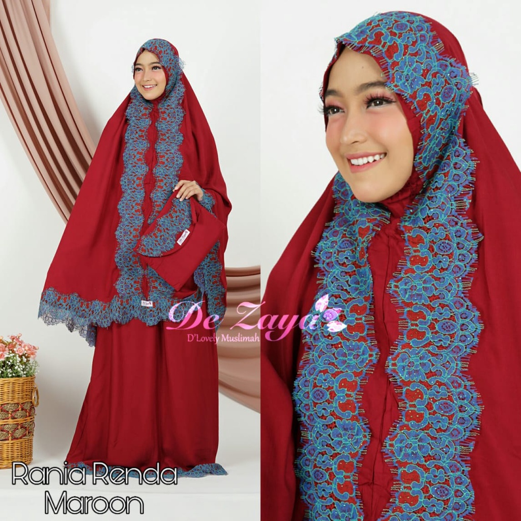 Mukena Renda By DeZaya Terlaris Super Jumbo Dewasa Bali