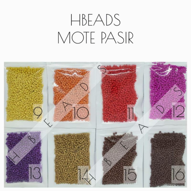 M2102 | 20 gram Mote Pasir 12/O glass beads payet mute jahit