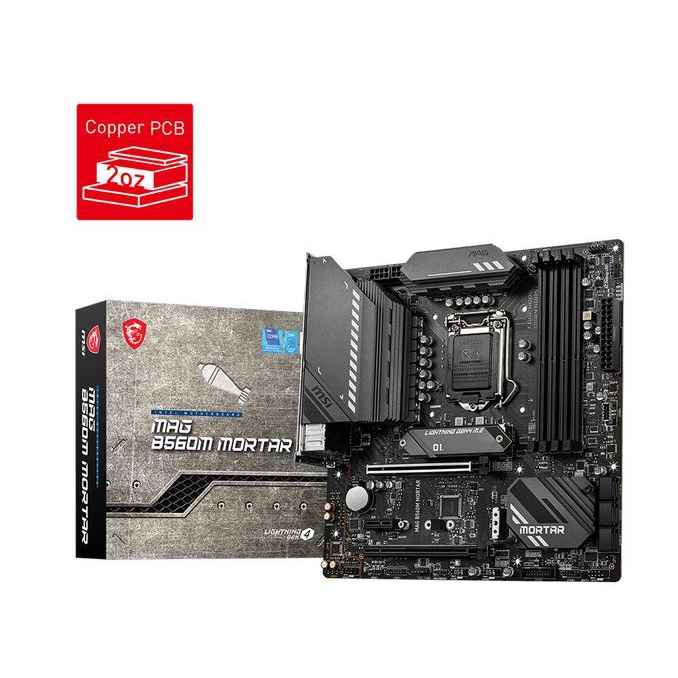 Motherboard MSI MAG B560M MORTAR LGA1200 DDR4 M.2 HDMI B560 M MORTAR