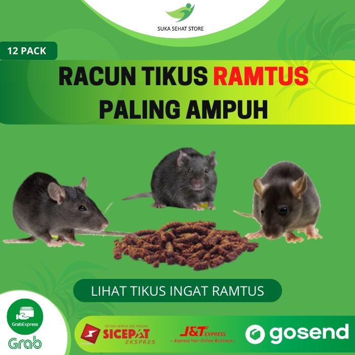 RACUN TIKUS PALING AMPUH MATI KERING DI TEMPAT DAN TIDAK BAU BUKAN LEM TIKUS/CAIR BY RAMTUS SS-09