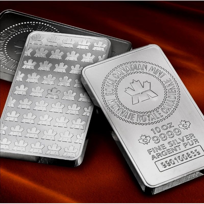 perak batangan 10 oz not antam ubs nadir logam mulia