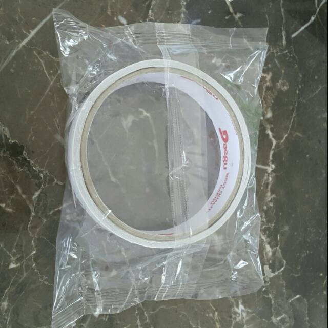 

Double daegu 1" x 5m murah berkualitas - lakban bolak balik - double tape
