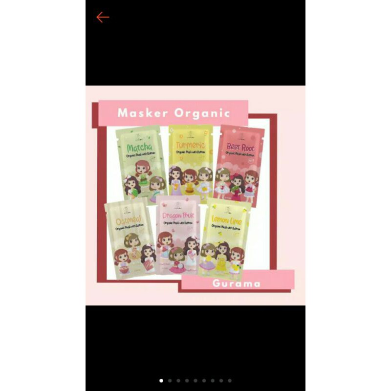 [RESELLER RESMI]Masker Organik Gurama