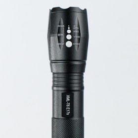 Senter LED Cree XM-L T6 3800 Lumens Warna Hitam