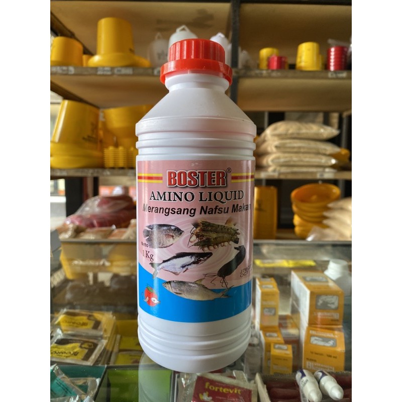 boster amino liquid perangsang nafsu makan ikan lele nila gurmae udang