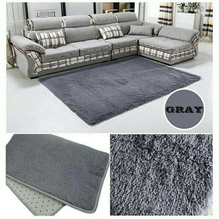 TERMURAH 80*120 cm Karpet Kain Bulu Rasfur Ukuran 80*120cm Karpet Lantai Import