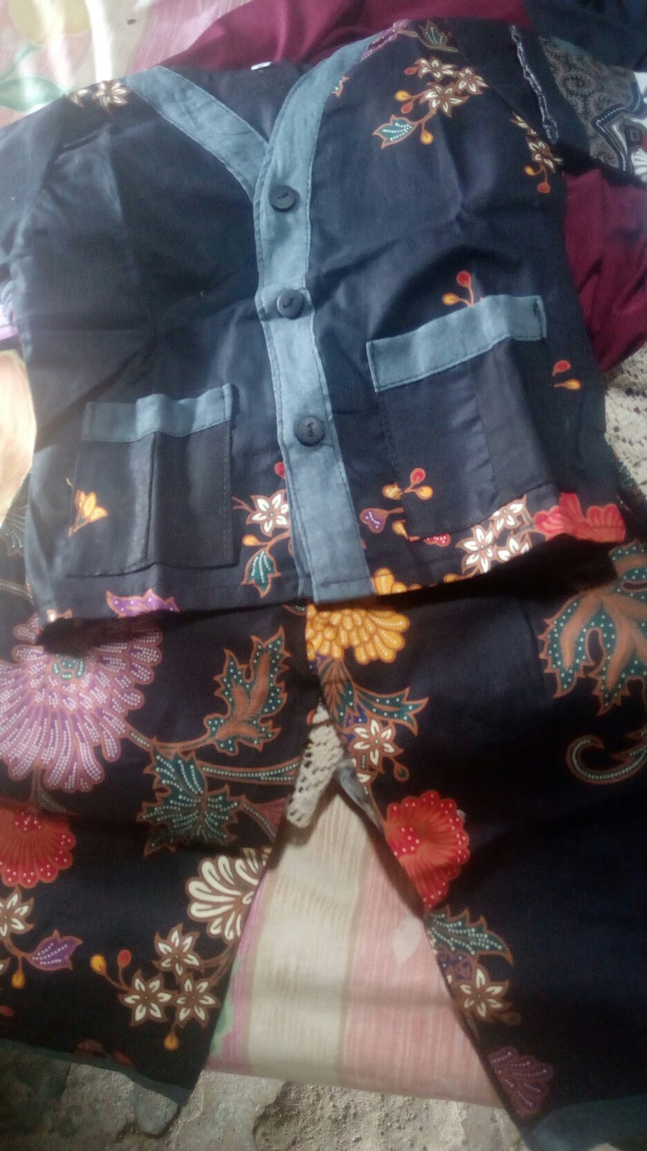 Piyama Batik Anak | Baju Tidur Anak | Batik Pekalongan | Batik Anak Ecer Grosir Kodian