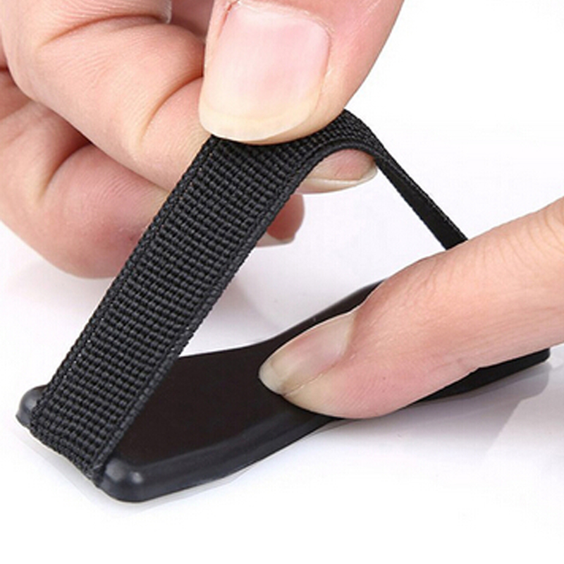 Sling Grip Holder Smartphone Jari Anti Slip - HITAM