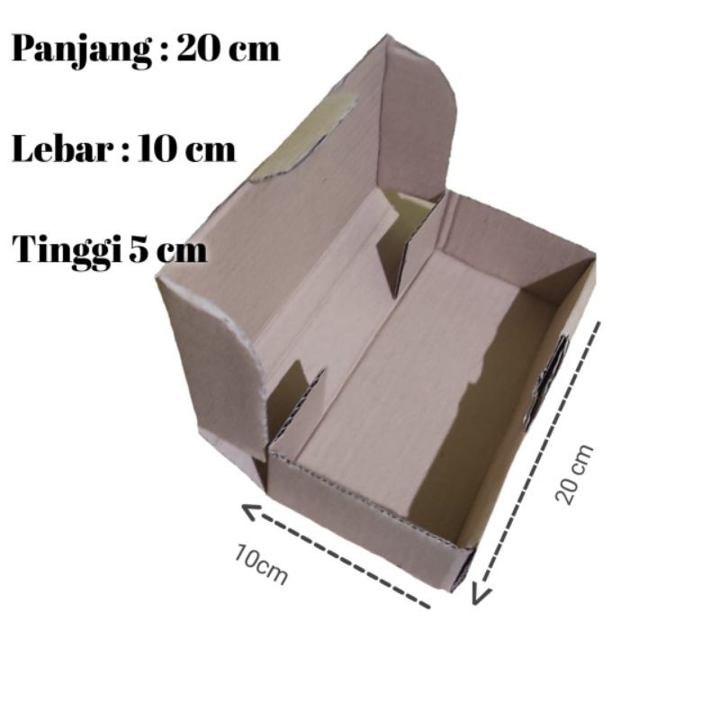 

kardus packing ukuran 20x10x5